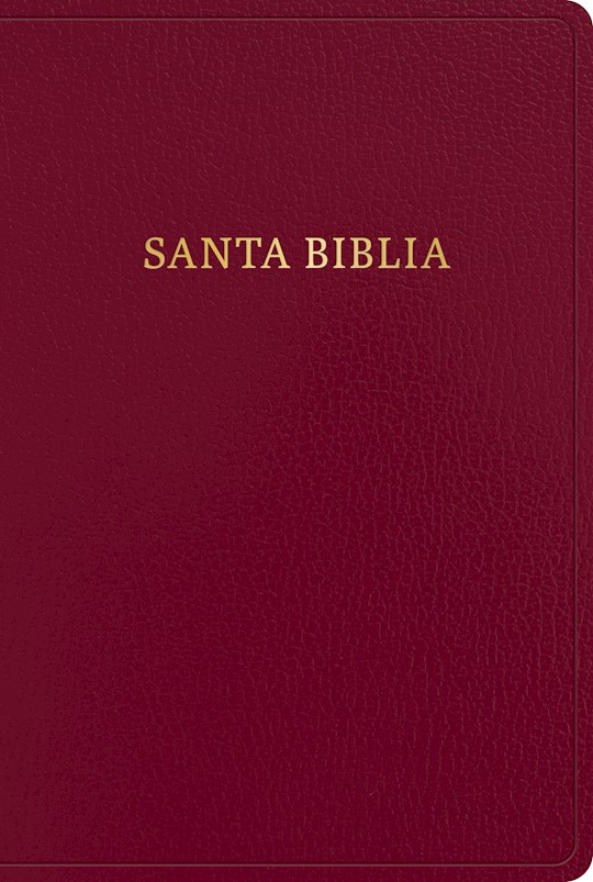{=Span-RVR 1960 Giant Print Bible (Biblia Letra Gigante)-Burgundy Bonded Leather}