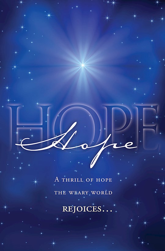 {=Bulletin-Advent Week 1: Hope/A Thrill Of Hope The Weary World Rejoices (Pack Of 100)}