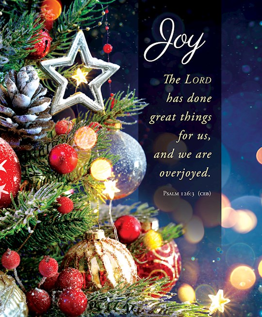 {=Bulletin-Advent Week 3: Joy/The Lord Has Done Great Things (Psalm 126:3)-Legal Size (Pack Of 100)}