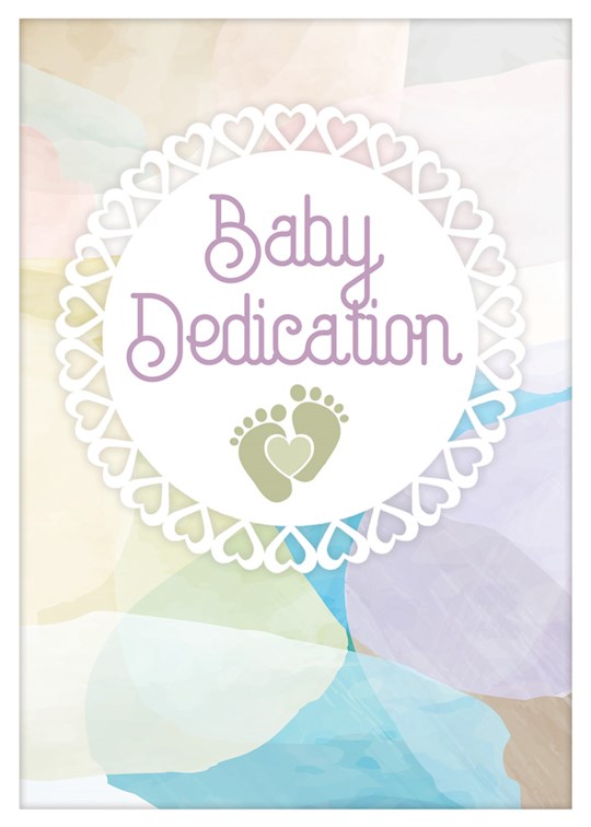 {=Certificate-Baby Dedication (5x7  Foil Embossed) (Proverbs 22:6 NIV) (Pack Of 6)}
