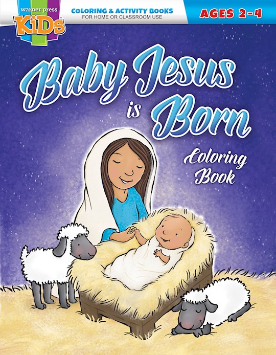 {=Baby Jesus Is Born Coloring & Activity Book (Ages 2-4)}