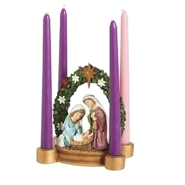 {=Advent Candleholder-Child Pageant (7.25")}