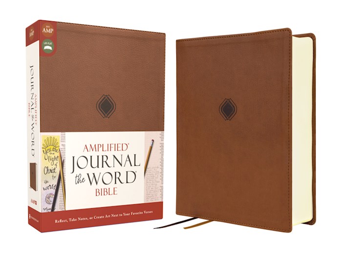 {=Amplified Journal the Word Bible-Brown Leathersoft}