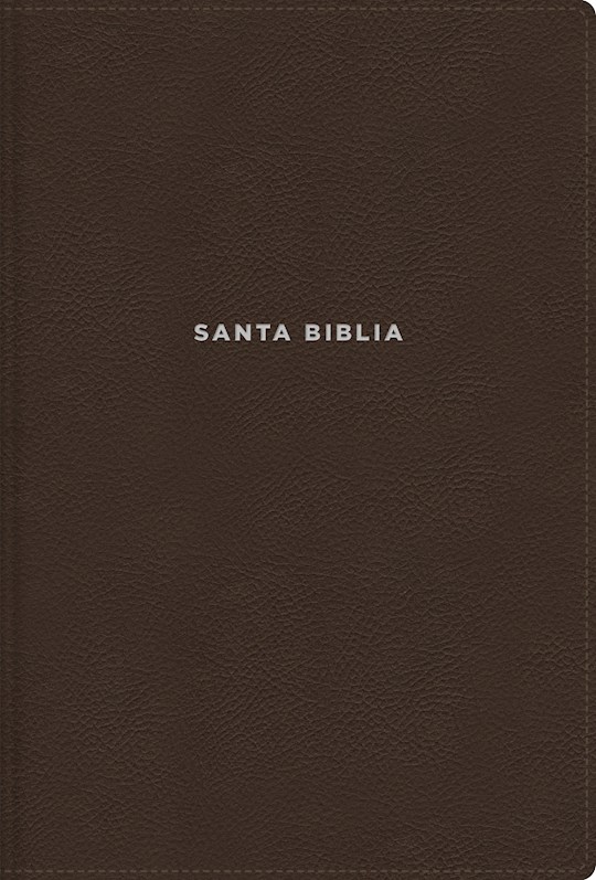 {=Span-NIV Study Bible/Large Print (Revised Text 2022) (Biblia de Estudio  Letra Grande)-Brown Leathersoft Indexed}