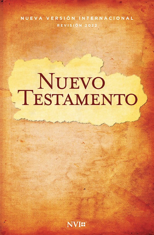 {=Span-NIV New Testament (Revised Text 2022) (Comfort Print) (Nuevo Testamento  Texto Revisado 2022)-Tan Softcover}
