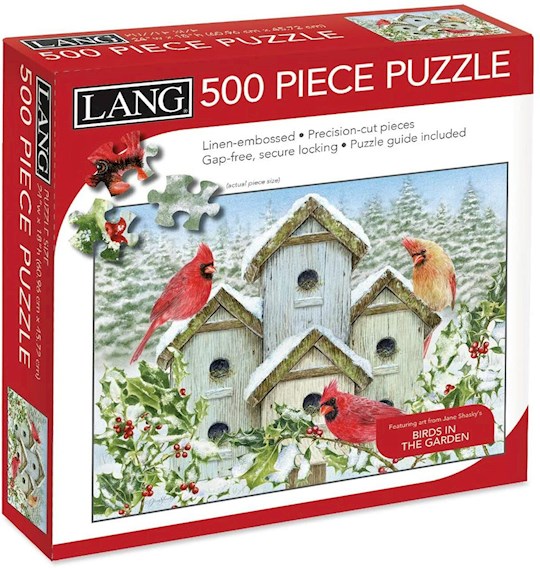 {=Jigsaw Puzzle-Cardinal Birdhouse (500 Pieces)}