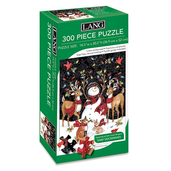 {=Jigsaw Puzzle-Snowy Lights (300 Pieces)}