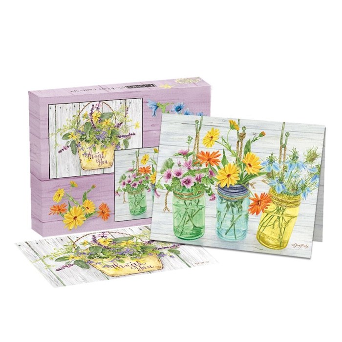 {=Note Card-Herb Garden (4" x 5") (Box Of 13) }
