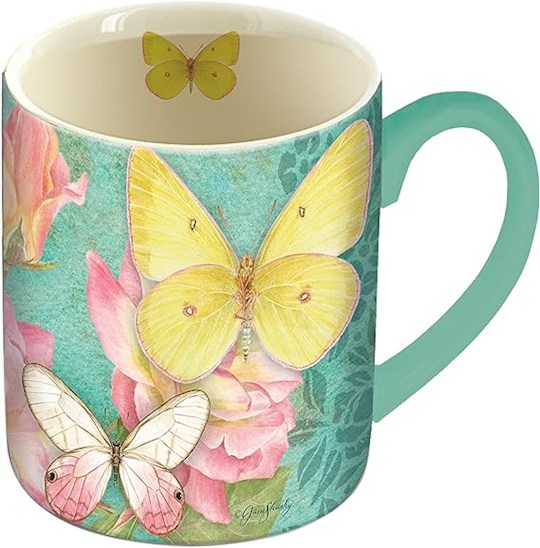 {=Mug-Brilliant Butterflies W/ Gift Box (14 Oz)}