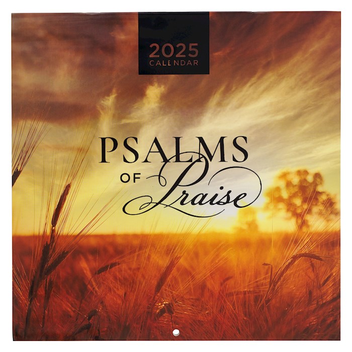 {=2025 Large Wall Calendar-Psalms Of Praise}