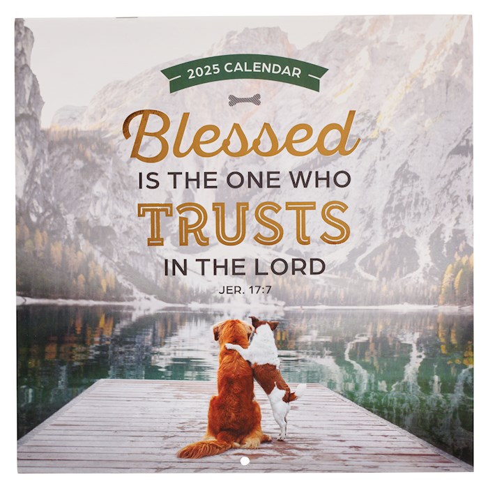 {=2025 Large Wall Calendar-Trusts In The Lord-Jer. 17:7}