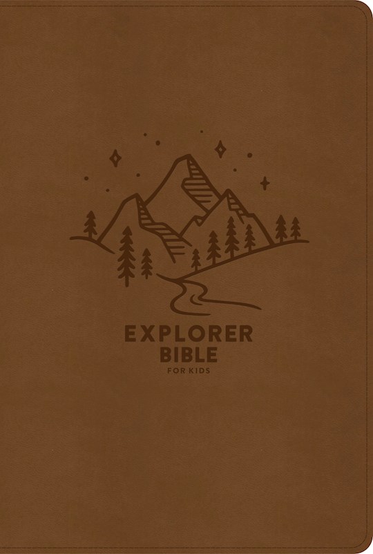 {=KJV Explorer Bible For Kids-Brown LeatherTouch}