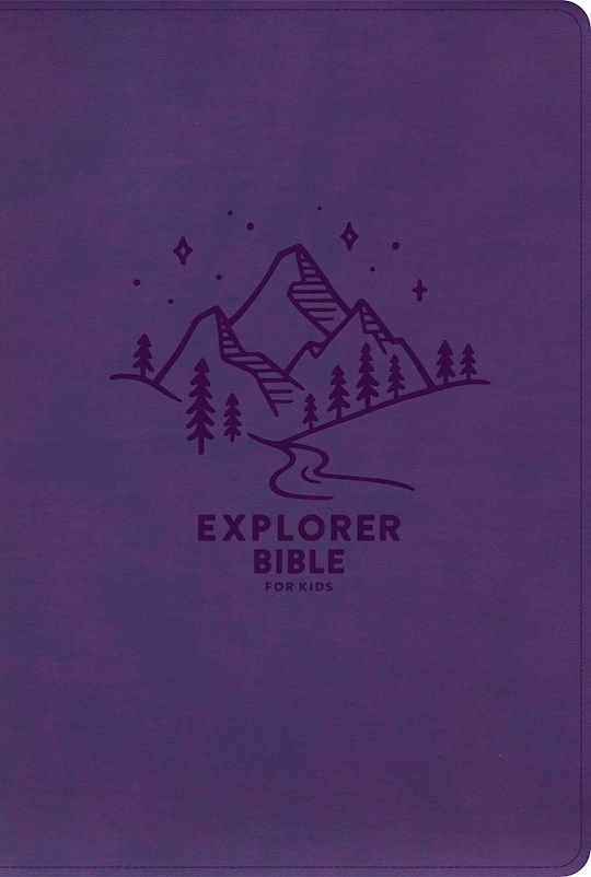 {=KJV Explorer Bible For Kids-Purple LeatherTouch}