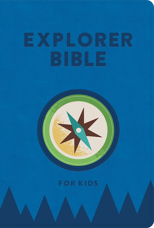 {=KJV Explorer Bible For Kids-Royal Blue LeatherTouch}