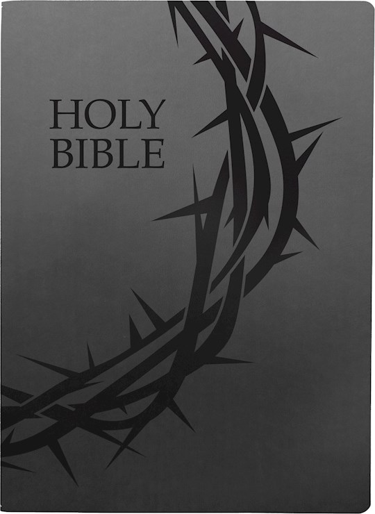 {=KJV Holy Bible Crown of Thorns Design Large Print-Black Ultrasoft}