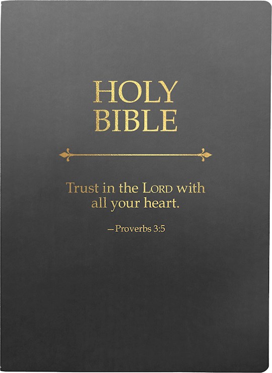 {=KJV Holy Bible Trust In The Lord Life Verse Edition Large Print-Black Ultrasoft}