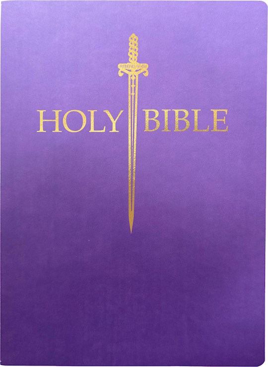 {=KJV Sword Bible Large Print-Royal Purple Ultrasoft}
