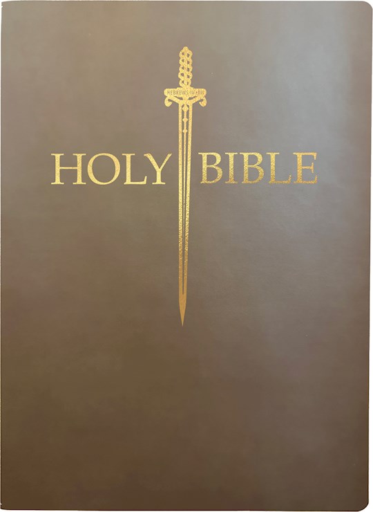 {=KJV Sword Bible Large Print-Coffee Ultrasoft}