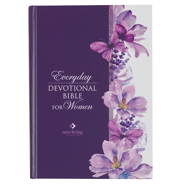 {=Devotional Bible NLT For Women-Hardcover-Purple}