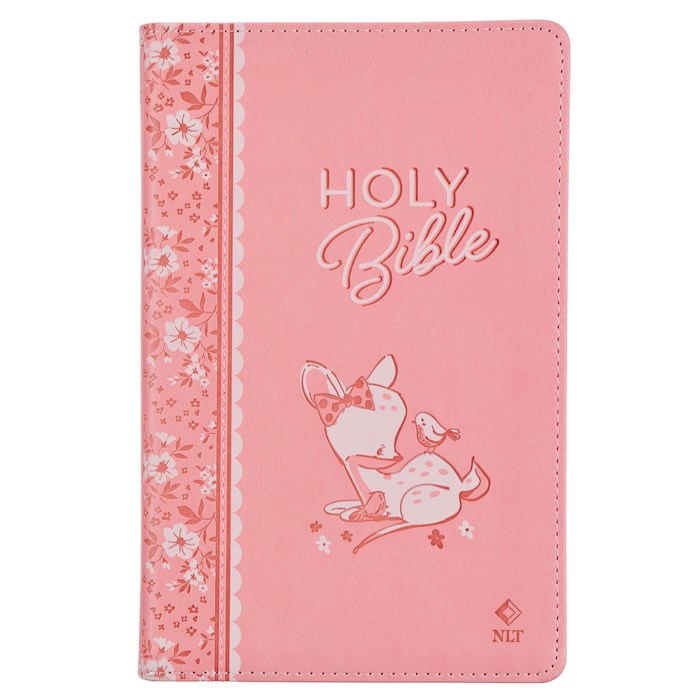 {=Bible NLT For Infants-Faux Leather-Pink}