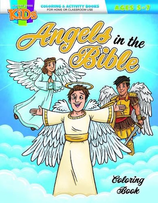 {=Angels In The Bible Coloring & Activity Book (Ages 5-7)}