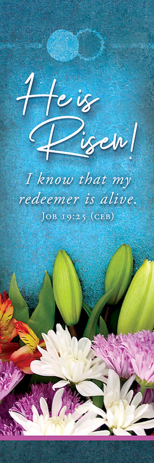{=Bookmark-He Is Risen!: I Know That My Redeemer Is Alive (Job 19:25) (Pack Of 25)}